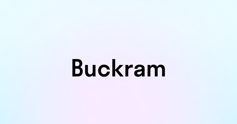 Buckram