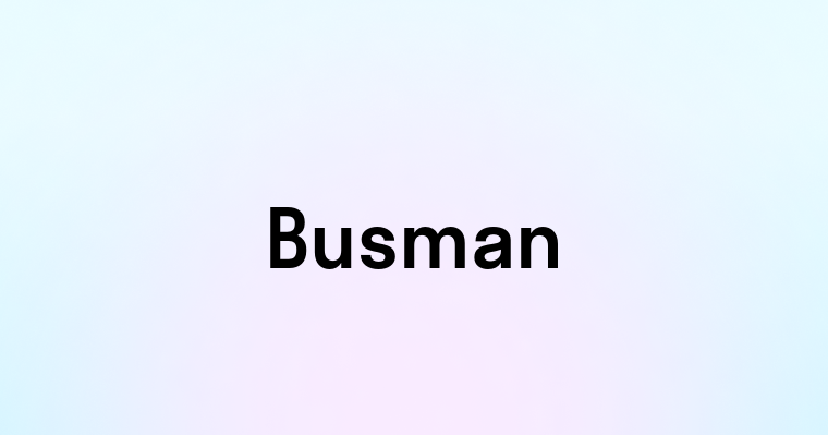 Busman