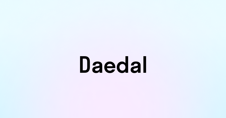 Daedal