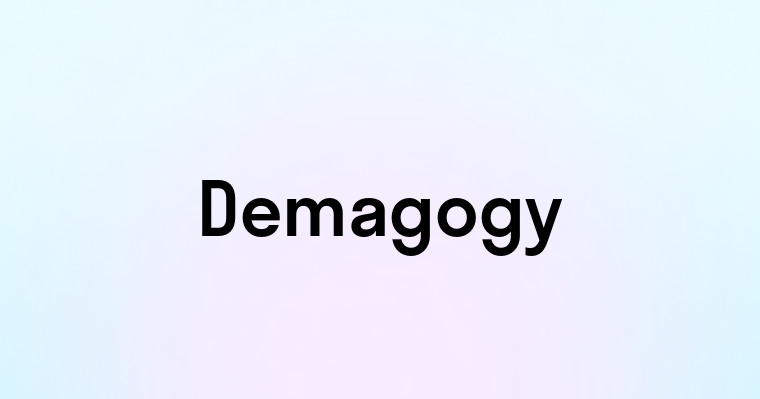 Demagogy