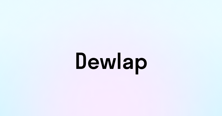 Dewlap