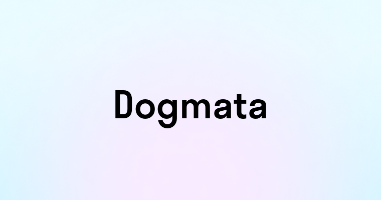 Dogmata