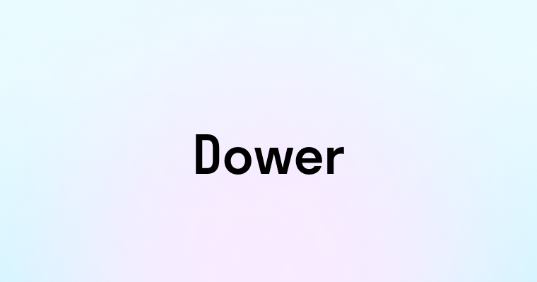 Dower