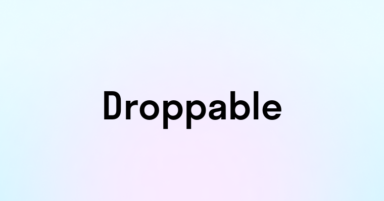 Droppable