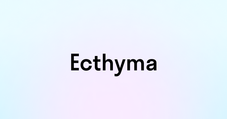 Ecthyma