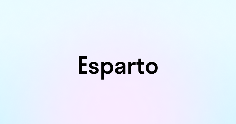 Esparto