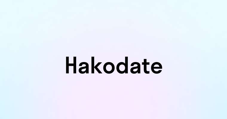 Hakodate