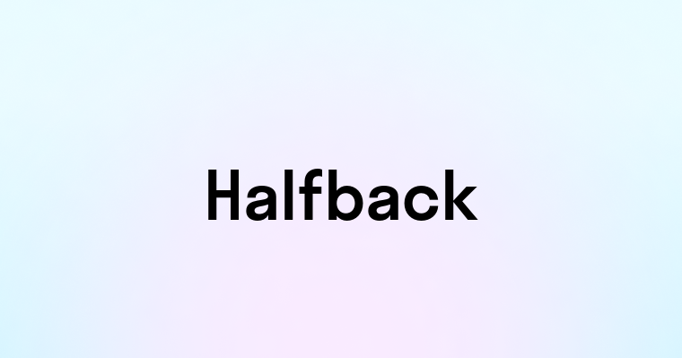 Halfback