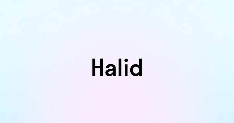 Halid