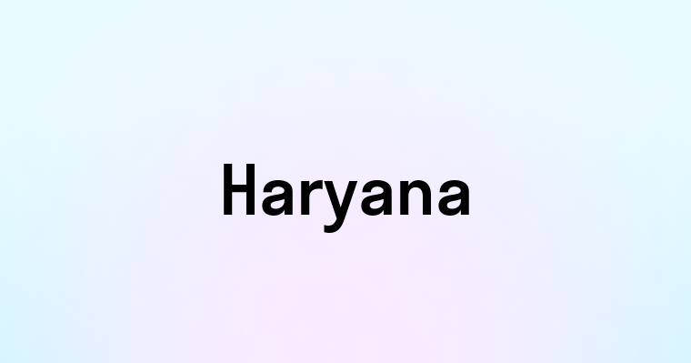 Haryana