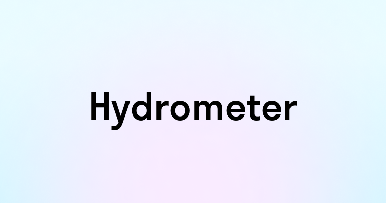 Hydrometer