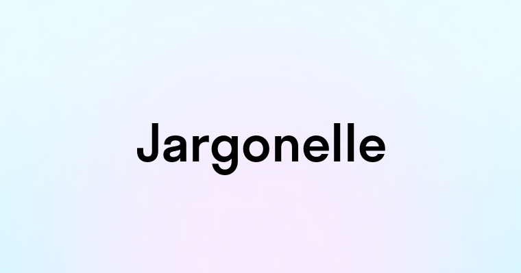 Jargonelle