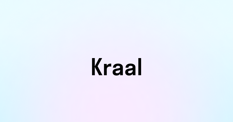 Kraal