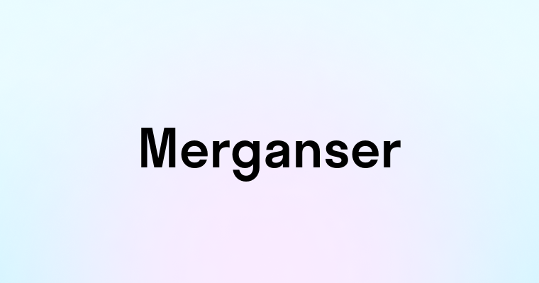 Merganser