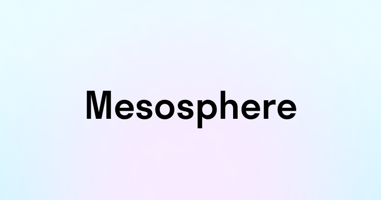 Mesosphere