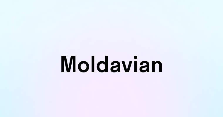 Moldavian