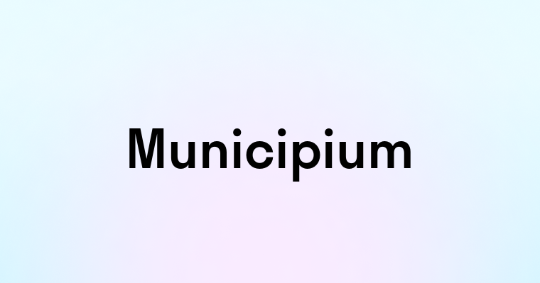 Municipium