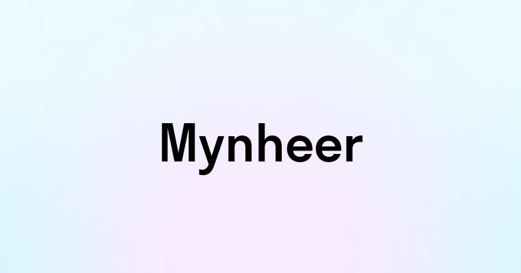 Mynheer