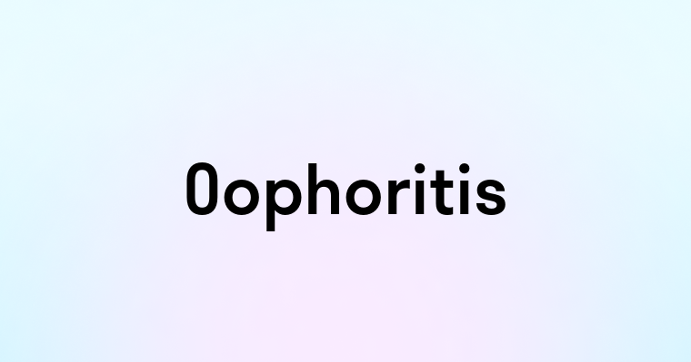 Oophoritis