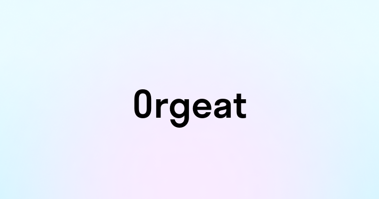 Orgeat