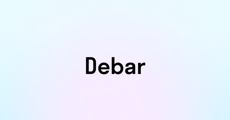 Debar