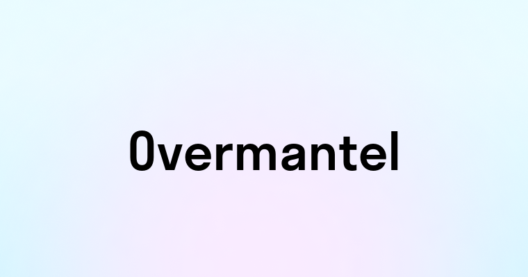 Overmantel