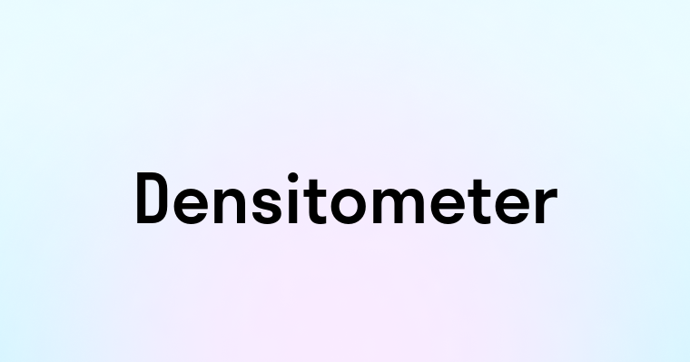 Densitometer