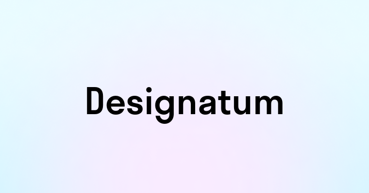 Designatum