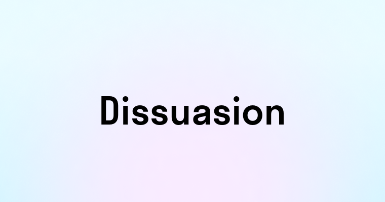 Dissuasion