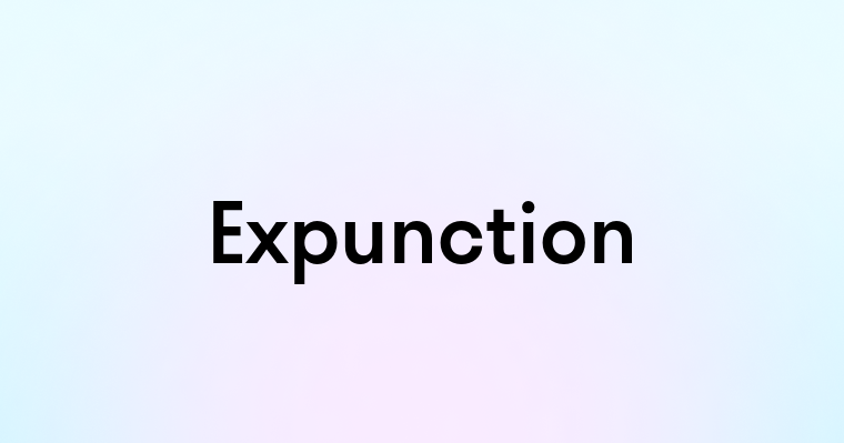 Expunction