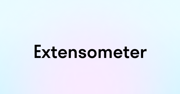 Extensometer