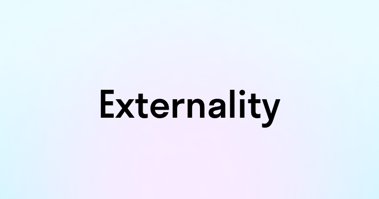 Externality