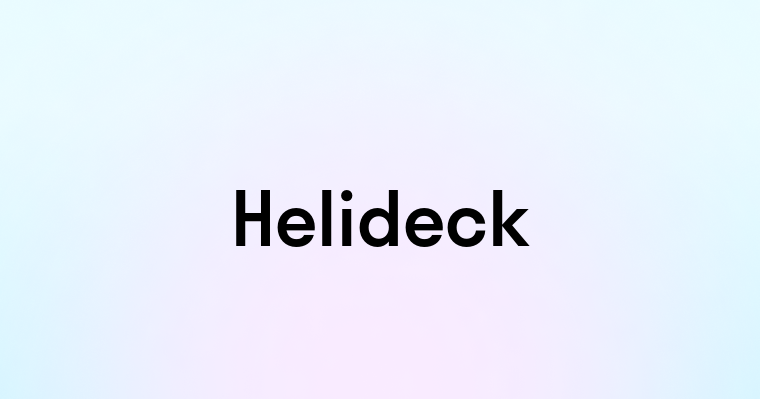 Helideck