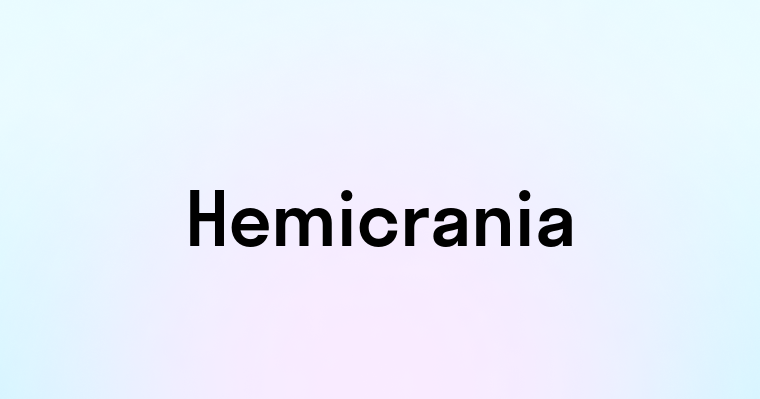 Hemicrania