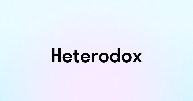 Heterodox