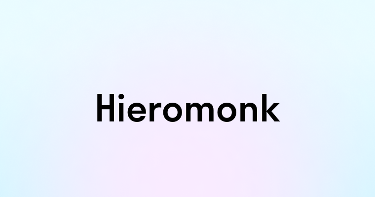 Hieromonk