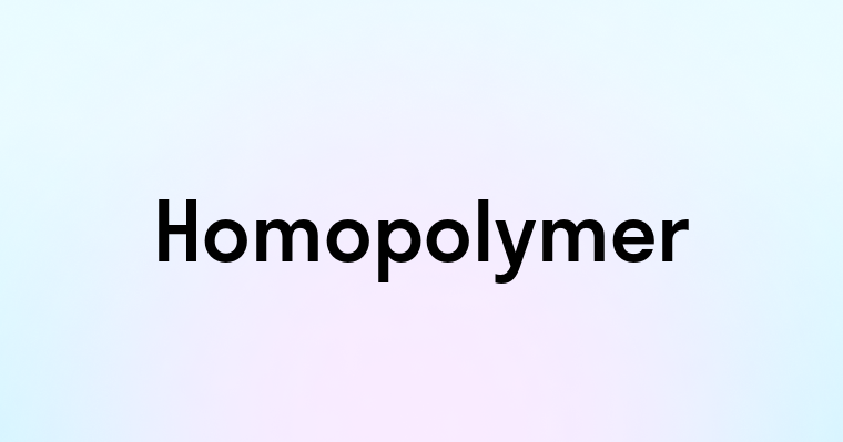 Homopolymer