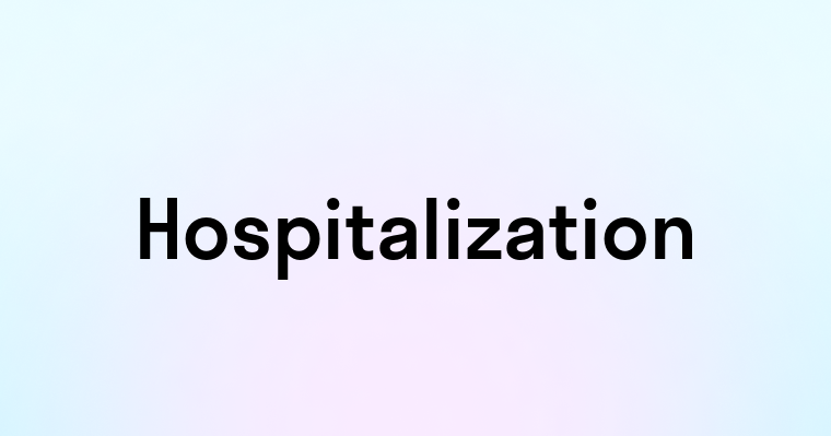 Hospitalization