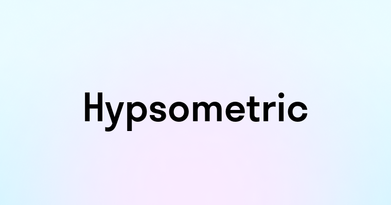 Hypsometric