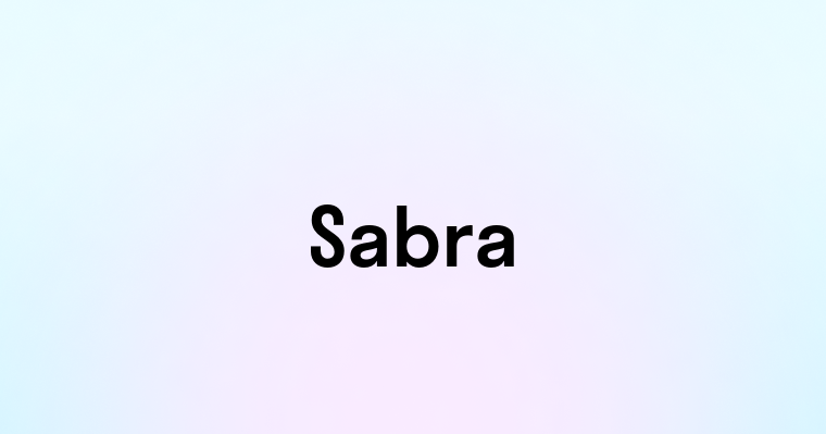 Sabra