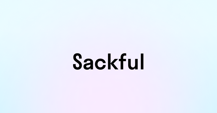 Sackful