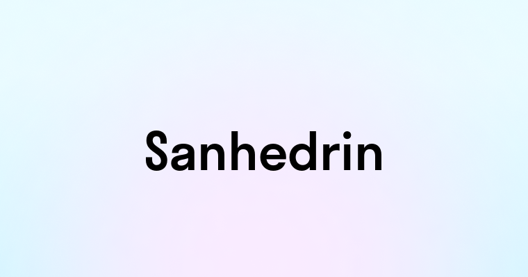 Sanhedrin