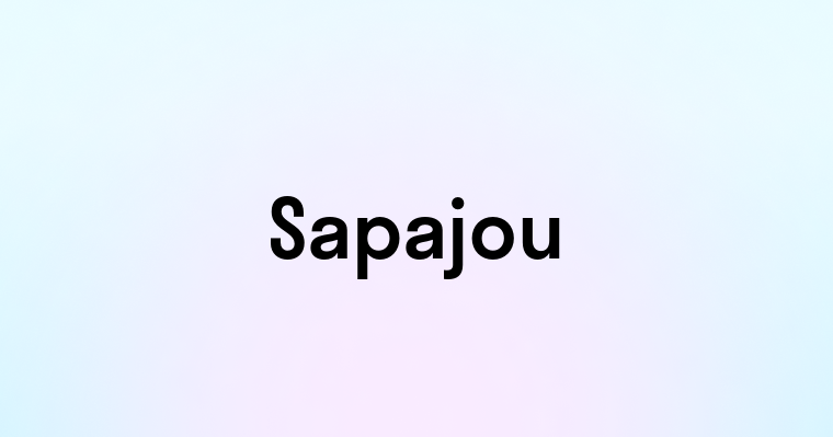 Sapajou