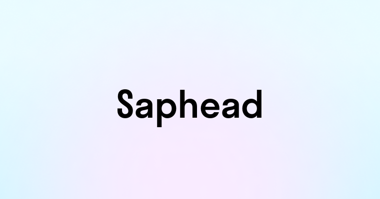 Saphead