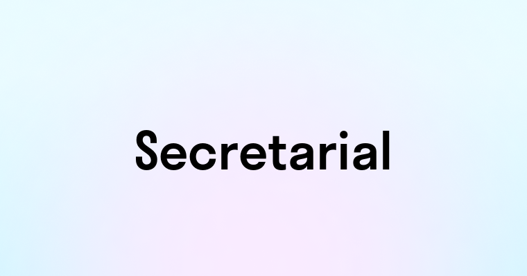 Secretarial