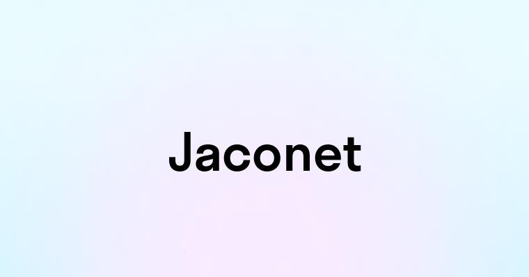 Jaconet