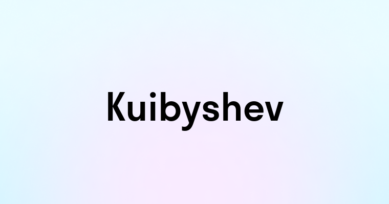 Kuibyshev