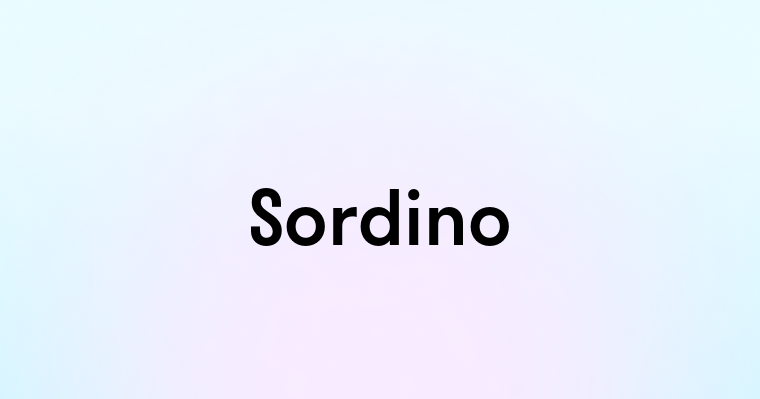 Sordino