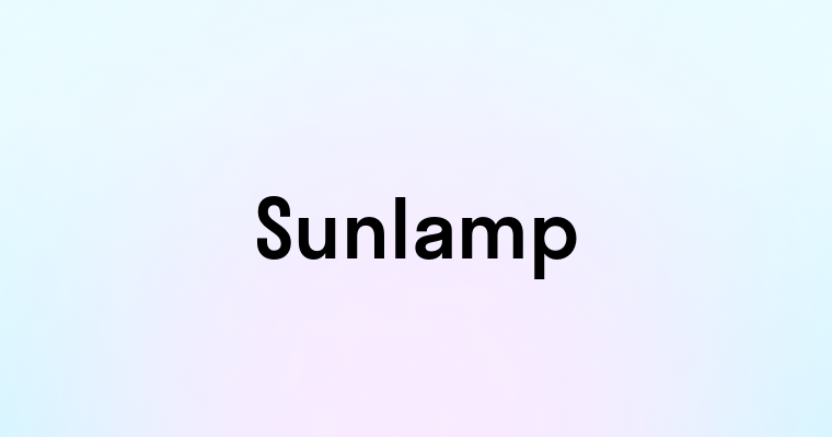 Sunlamp