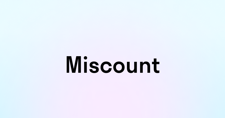 Miscount